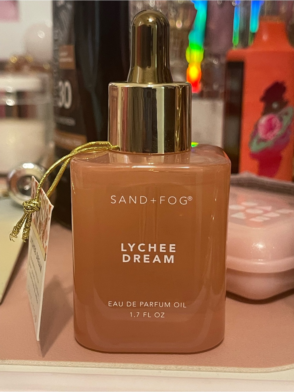 Sand + Fog Lychee Dream Eau de Parfum Oil — Pink Body Oil